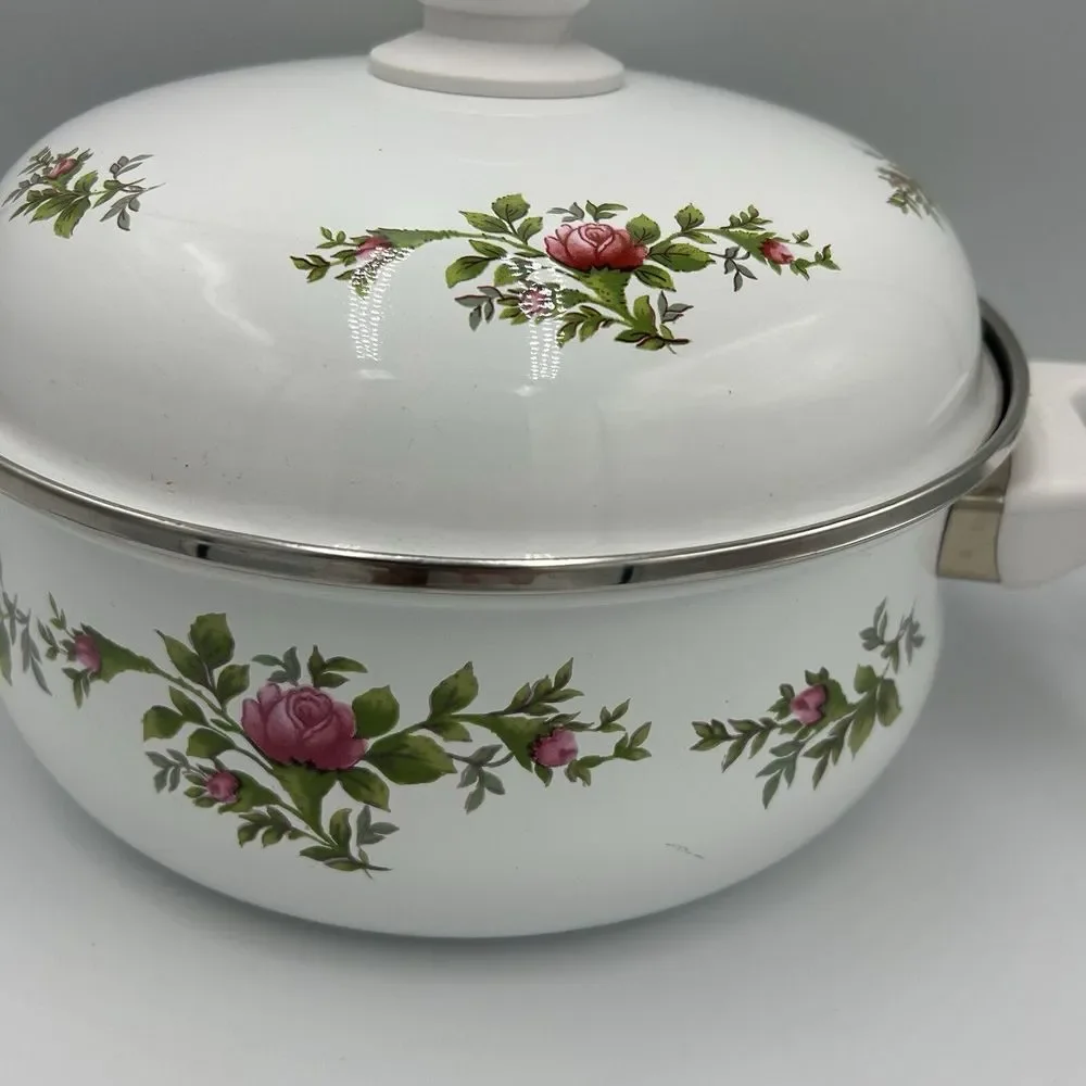 Johann Haviland‎ Floral Ceramic Cookware Pot